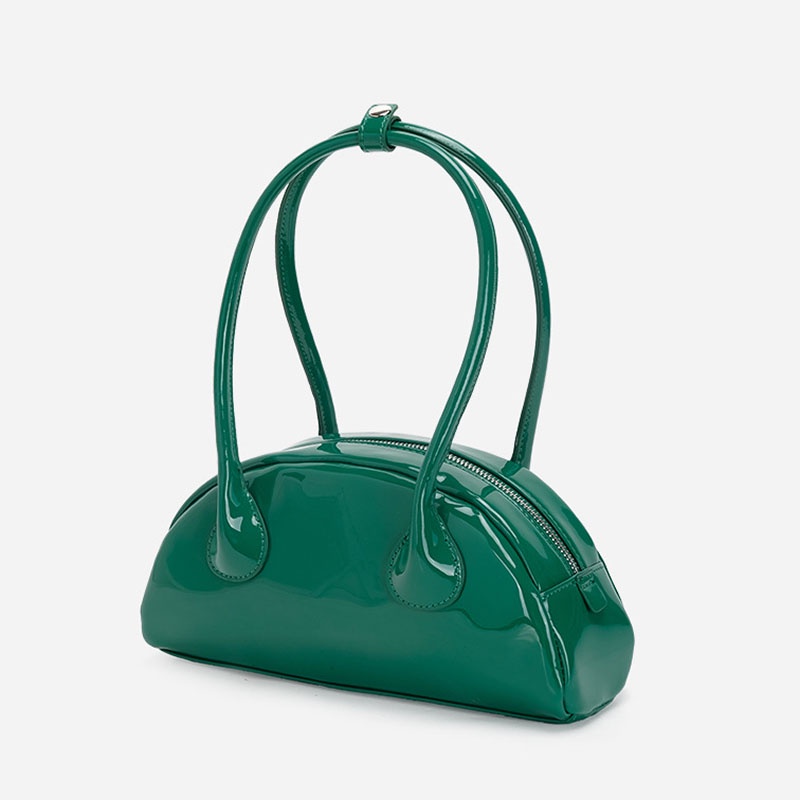 Túi xách IELGY da bóng có quai xách dài phong cách cổ điển thời trang dành cho nữ