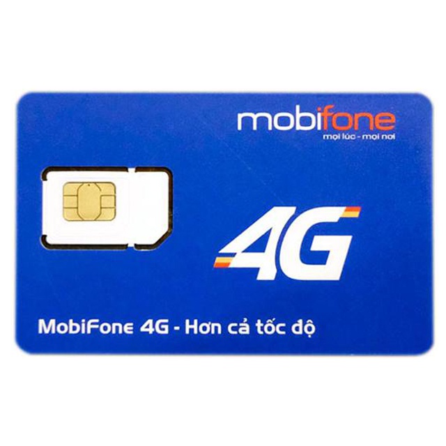 sim 4g mobifone trọn gói không nạp tiền 180gb/tháng (6gb/ngày)