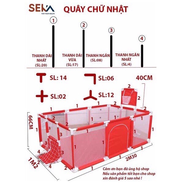 Quây nhà bóng-Quây bóng cho bé chất liệu khung gỗ an toàn chống va đập