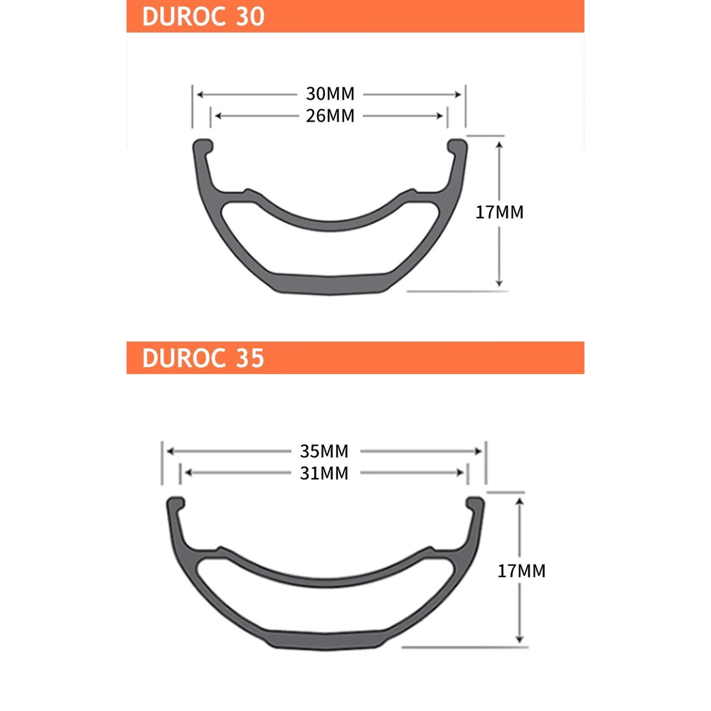 Niềng vành Sun Ringle Duroc 30 - 32 Lỗ căm