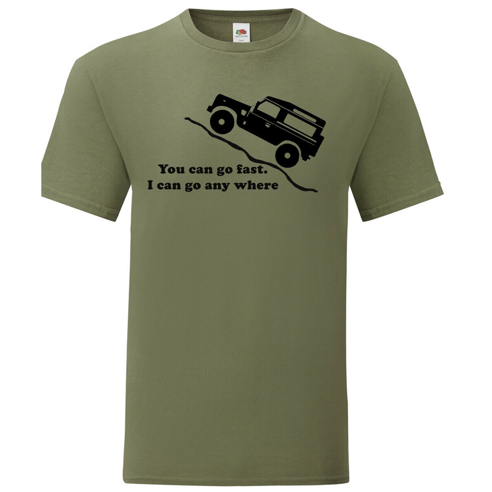 Áo Thun 100% Cotton Tay Ngắn In Hình Xe Hơi Land Rover Olive Màu Xanh Lá Cây LINT9 {Hàng Có Sẵn XS-6XL} Làm Quà Sinh Nhật Cho Nam