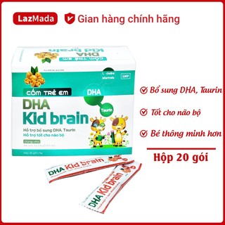 Cốm bổ não trẻ em DHA Kid Brain - Bổ sung DHA, Taurin, Lysin và vitamin giúp bé phát triển não bộ, thông minh hơn