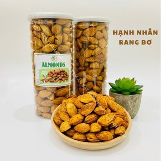 Hạnh nhân rang bơ vỏ mỏng 500g Nhập Khẩu Mỹ hạt hạnh nhân rang bơ thơm ngon Hạt dinh dưỡng Đồ ăn vặt Healthy