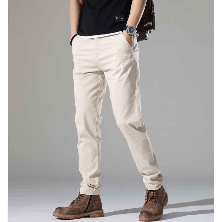 Quần Kaki Nam Chất Cao Cấp Co Giãn Tôn Dáng Phong Cách