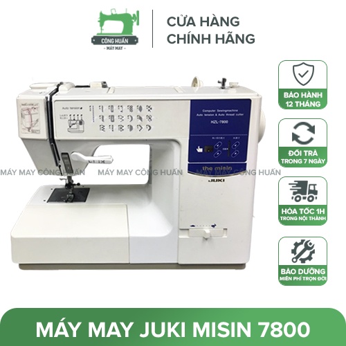 Máy May, Máy Khâu Gia Đình Juki Misin 7800 – Cân Mọi Loại Vải - Tặng Bộ Đổi Nguồn 110V