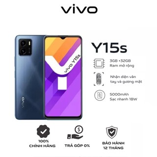 Điện thoại Vivo Y15s 3GB - 32GB - Hàng chính hãng