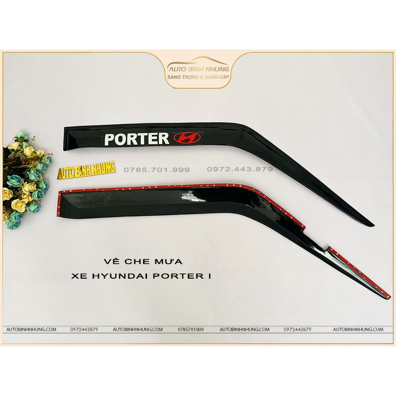 Vè che mưa xe Hyundai porter 1 tấn - 1,25 tấn đời cũ
