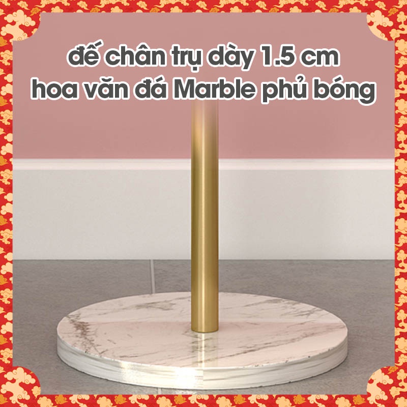 Cây Treo Quần Áo Giá Treo Hợp Kim Chịu Lực Sơn Mờ Tĩnh Điện Chân Trụ Vân Đá Mable Lỗi 1 Đổi 1 Decor Cho Mọi Không Gian