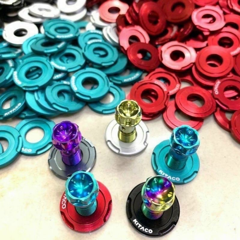 Lông Đên Nhôm CNC Kitaco 6li, 8li, 10li, 12li, Trang Trí Xe Máy