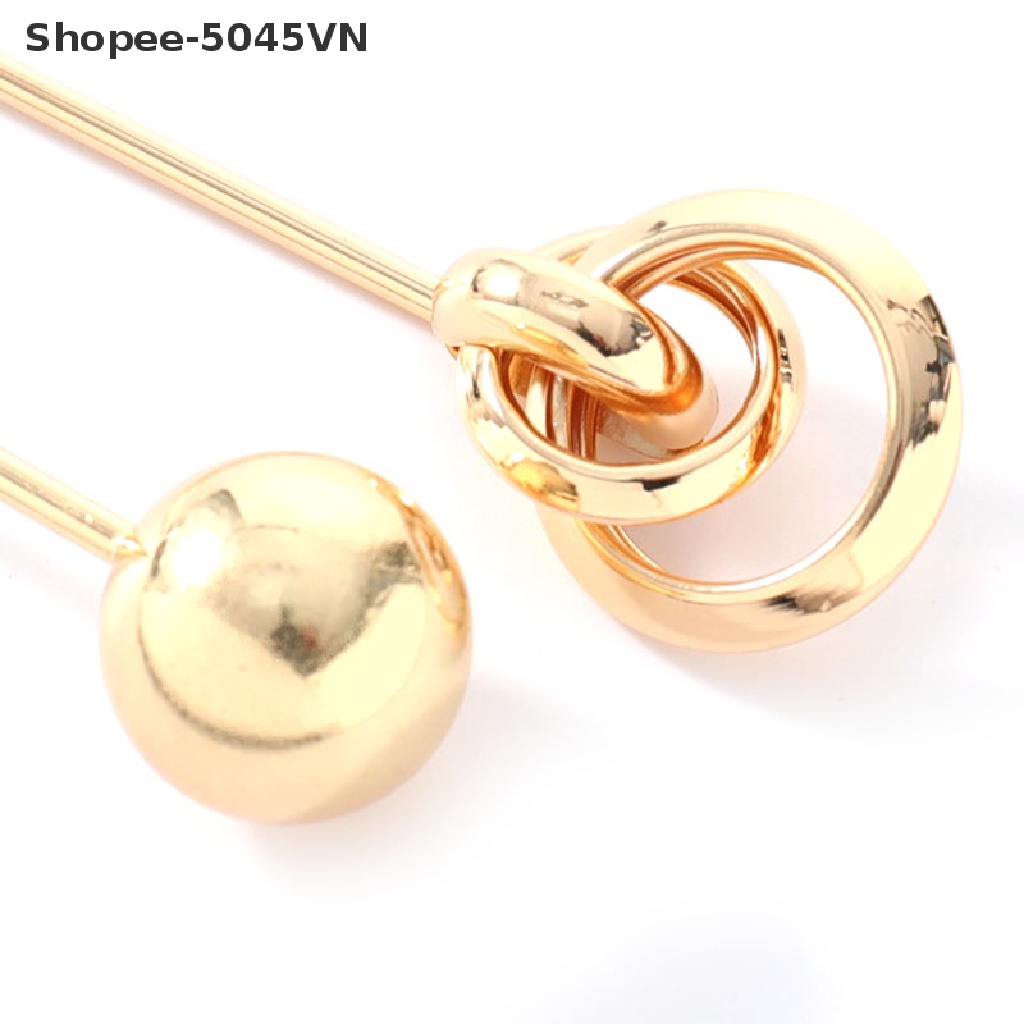 Trâm Cài Tóc Hình Nĩa Màu Vàng Kim Cho Nữ