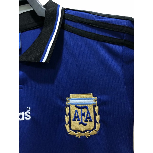 Áo Thun Đá Banh Tay Ngắn Phong Cách Vintage 94 Argentina