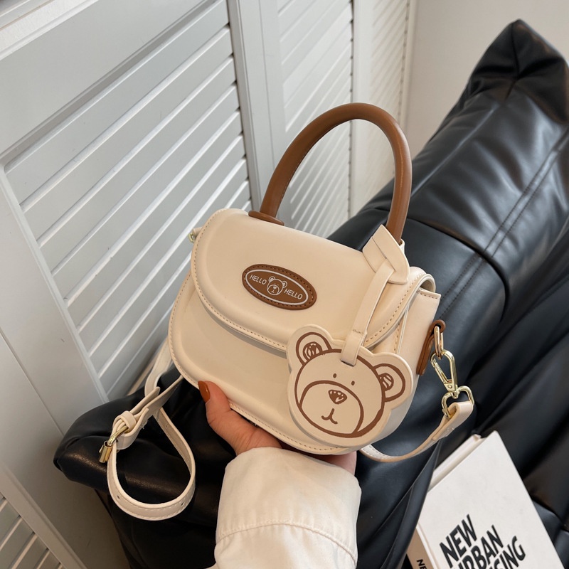 Túi Đeo Chéo Hình Vuông Nhỏ Cầm Tay Phong Cách Hàn Quốc Cổ Điển Thời Trang Cho Nữ