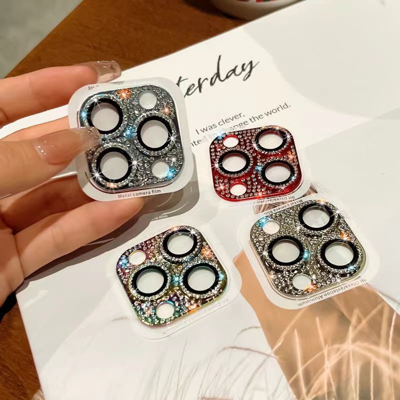 Dán kim cương bảo vệ mắt camera Cho iPhone 14 Pro Max / iPhone 14 Plus