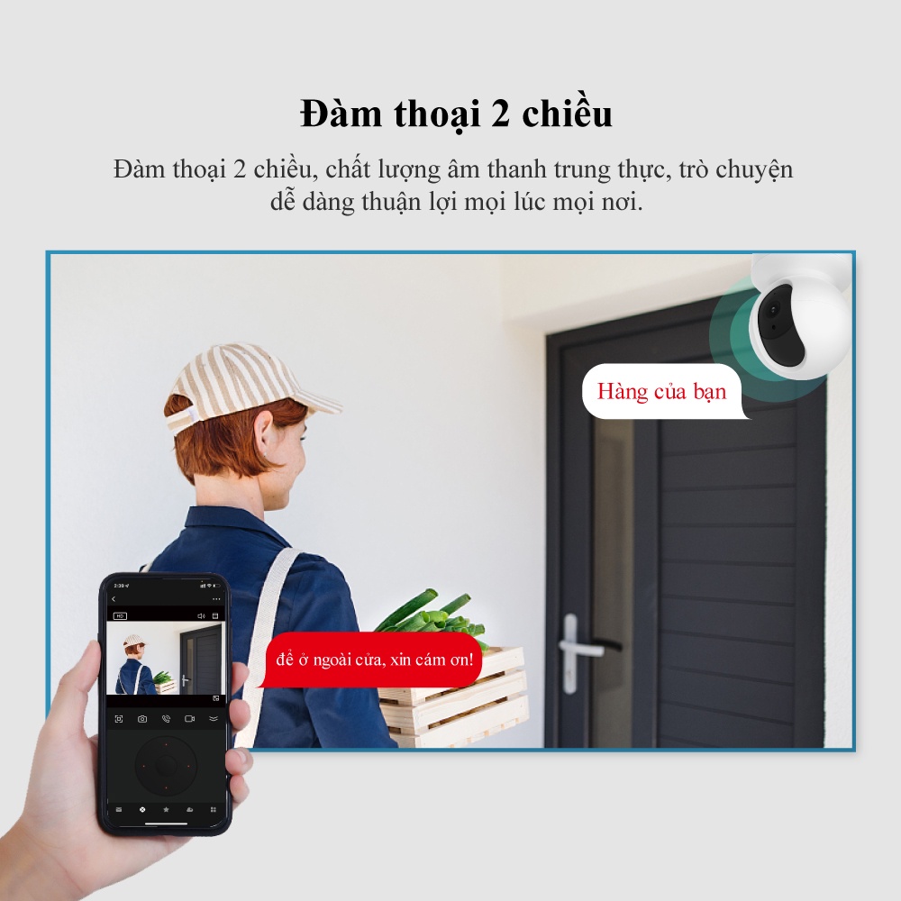 (FNKvision)Camera IP Wifi Yoosee 10 Led Xem Đêm Có xoay 360 độ phân giải FULL HD 5.0MP Không DâyCamera trong nh