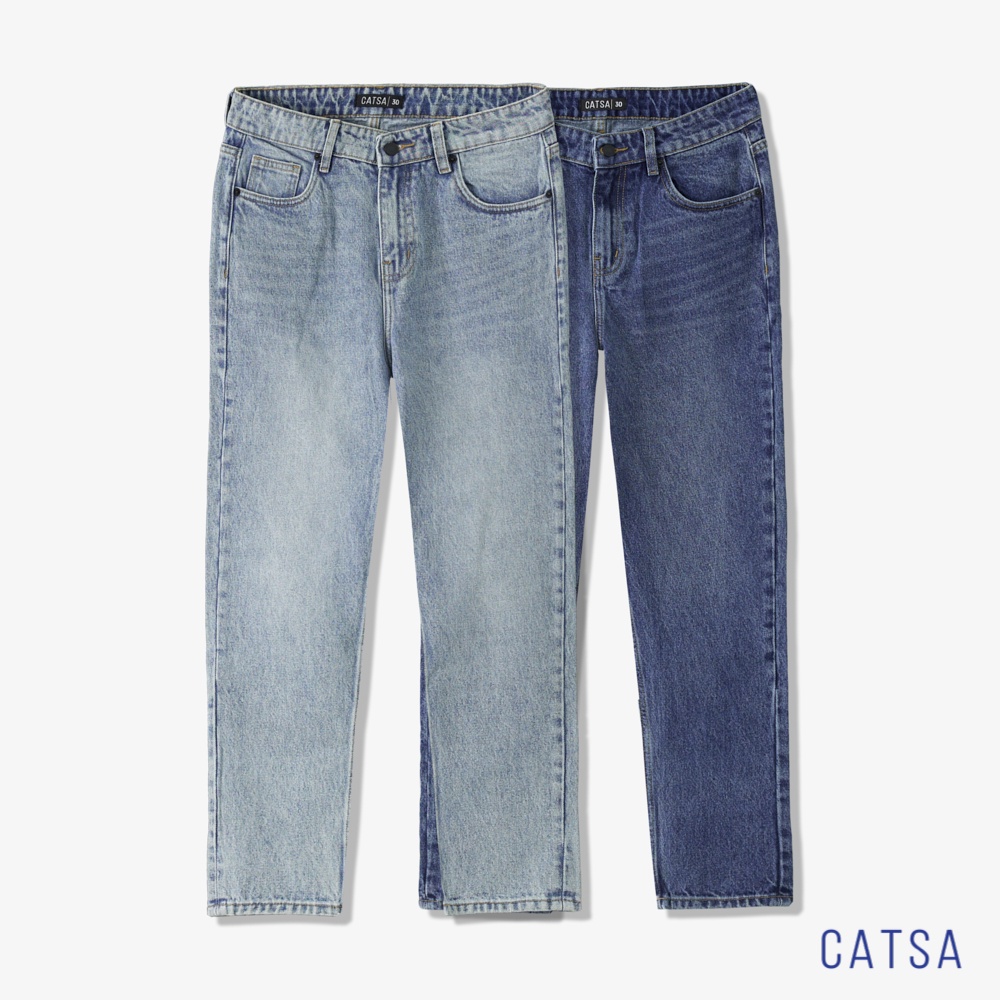 Quần jean nam cao cấp có độ co giãn, mặc thoải mái, form đẹp CATSA QDL150 - 151