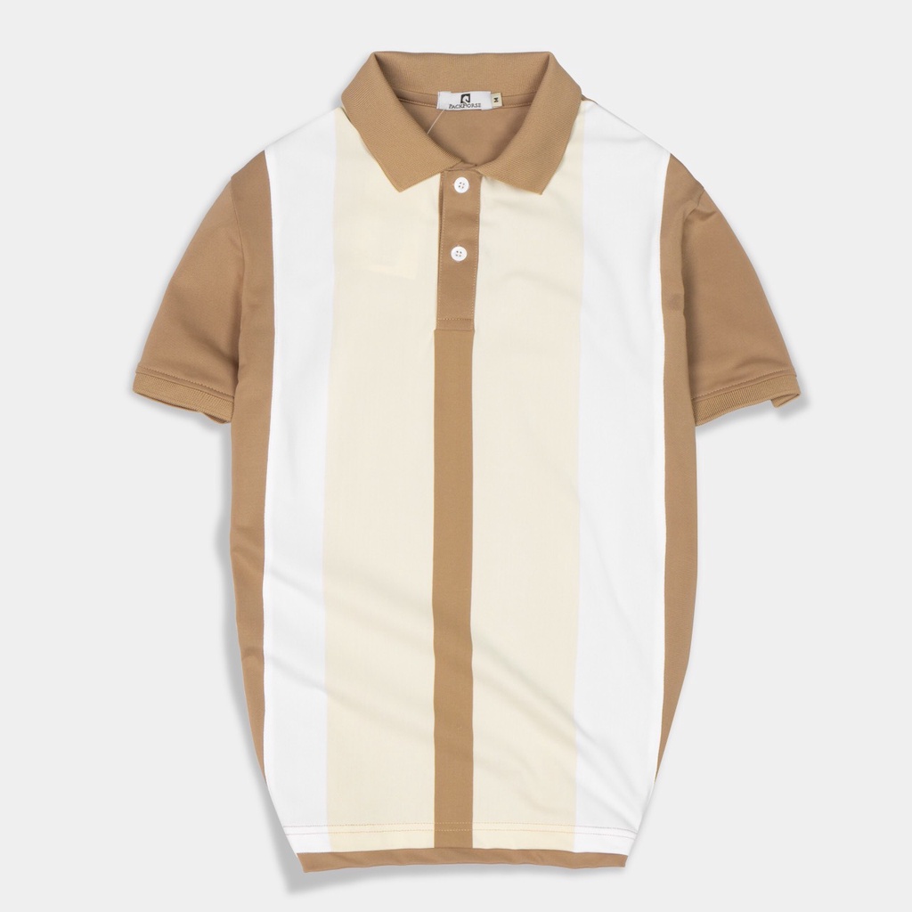 Áo polo nam Marc Phôi Sọc Size 3xl 95kg họa tiết thêu gấu sắc nét, trẻ trung chất liệu CVC cá sấu xuất khẩu