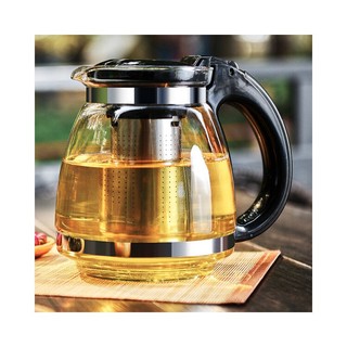 Bình lọc trà thuỷ tinh lilac cao cấp lõi inox 304