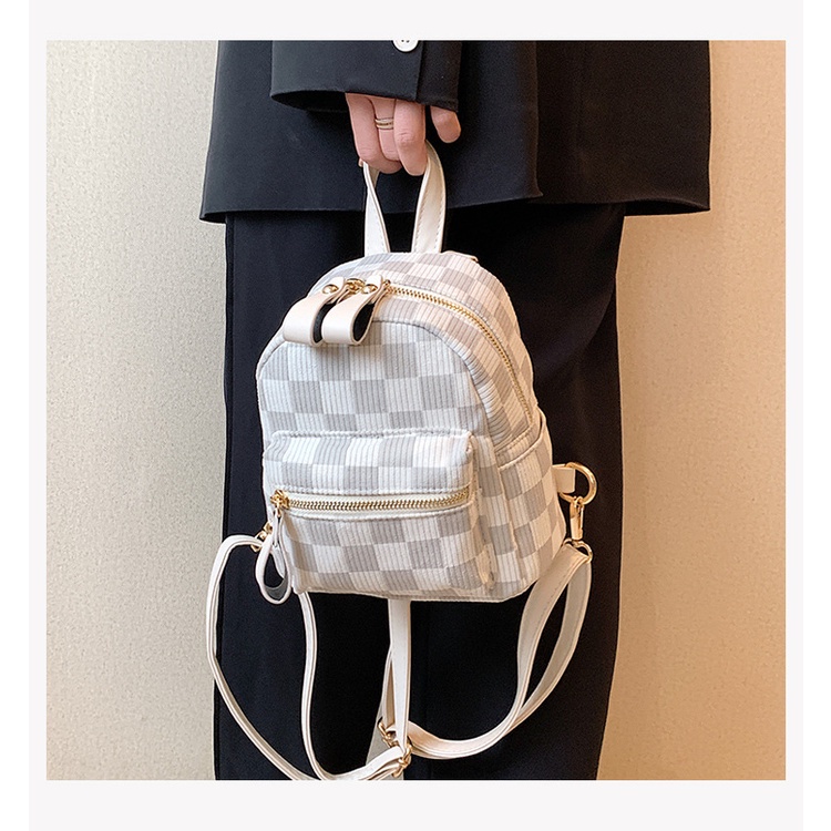 Ba Lô JASMIN NOIR Vải Canvas Thiết Kế Đơn Giản Thời Trang Xinh Xắn Cho Nữ