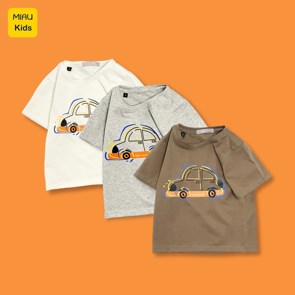 Đồ Bộ Bé Trai Họa Tiết Xe Ô Tô Vẽ Tay Cực Đáng Yêu Chất Thun Cotton Mềm Mịn Thoáng Mát Cho Bé Mặc Hè Mát Mẻ