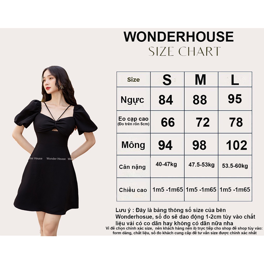 Đầm thiết kế Wonderhouse cổ vuông phối sơ mi cột nơ chất liệu vải tweed cao cấp dày dặn - Rosa Dress