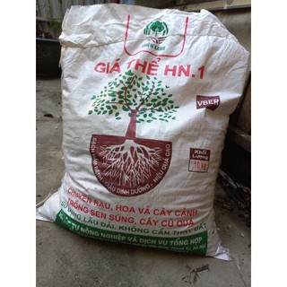 10 kg đất trồng cây sạch tơi xốp, giá thể HN1 chuyên trồng rau, cây cảnh, cải tạo đất trồng