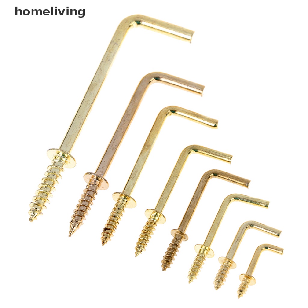 Set 10 Móc Treo Đồ Hình Chữ L 7 Kiểu Bằng Sắt Chất Lượng Cao