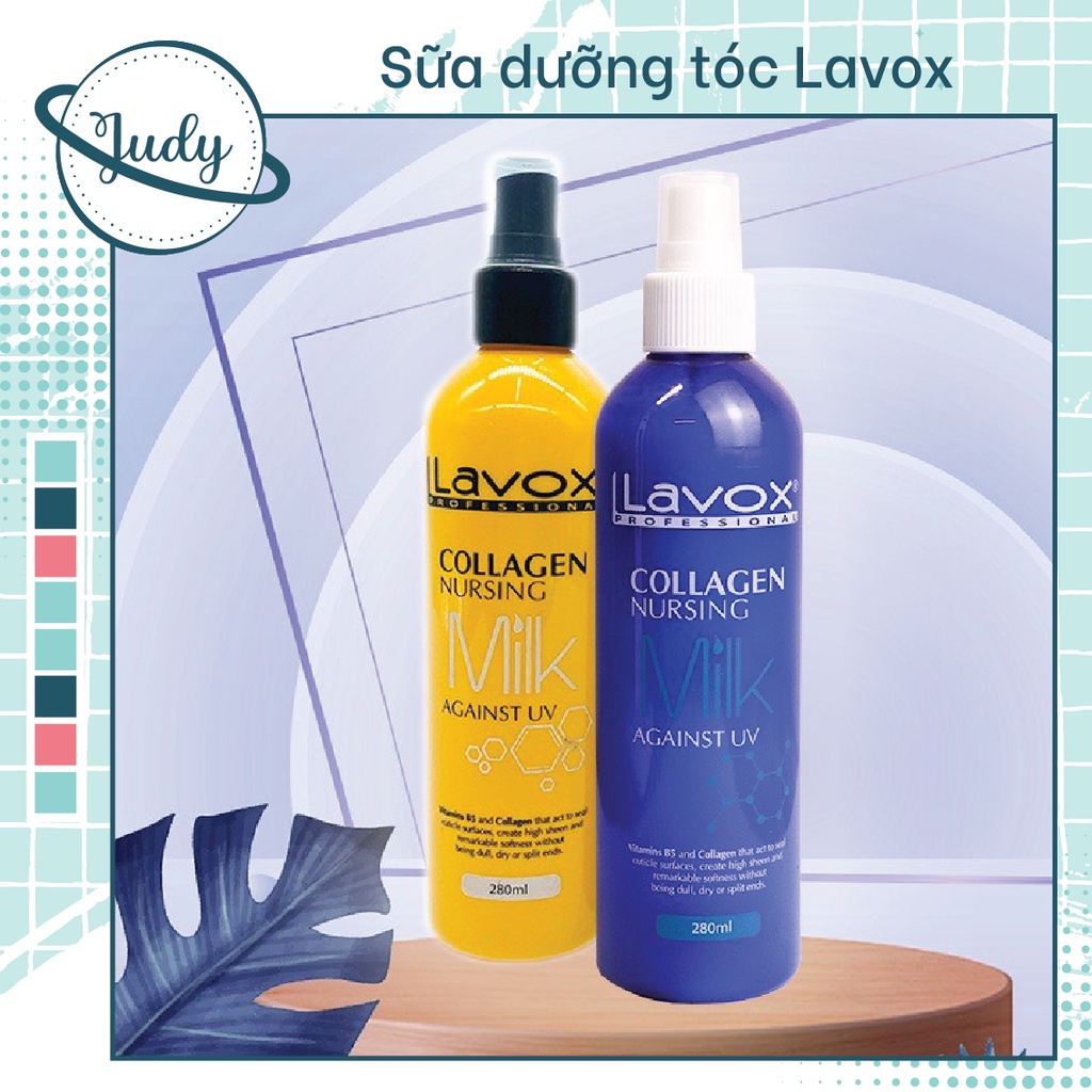 Sữa Dưỡng Collagen Lavox phục hồi tóc hư tổn, giúp tóc chắc khỏe, chống tia UV 280ml
