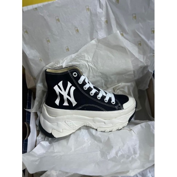 Giày Cao Cổ M.L.B High NY Yank.e.e.s Black 2022-Chính Hãng💯