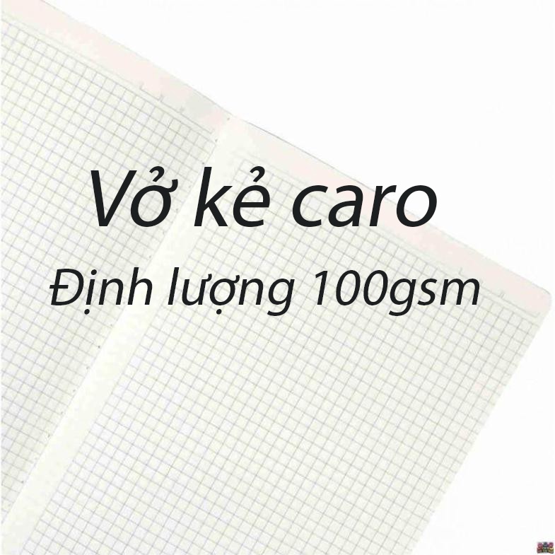 Vở kẻ ngang caro bìa Pattern 80tr 120tr 160 trang Self Planner vở môn học sinh, tiếng anh, đại số, hình học