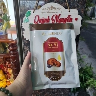 Bột thảo dược 24 vị xông hơi da mặt Almonds