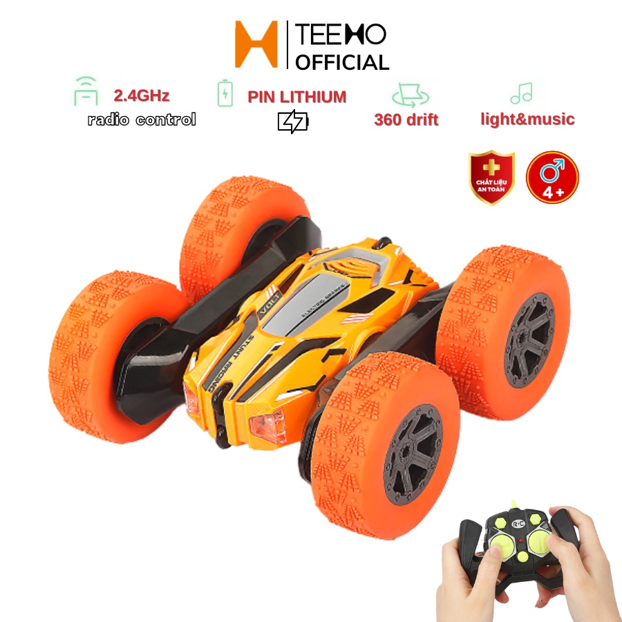 Xe ô tô địa hình tốc độ cao điều khiển từ xa xoay 360 độ Teemo XE 24