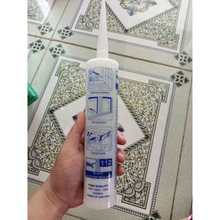 keo silicon 112 trắng trong