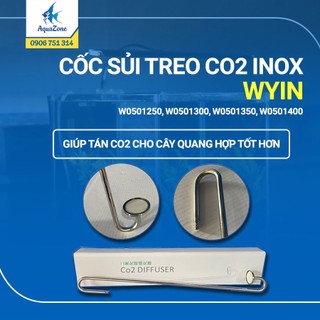 Cốc sủi treo CO2 Inox Wyin siêu mịn dài 25cm