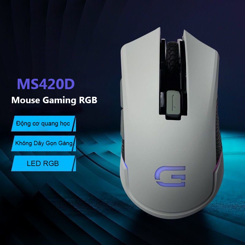 Chuột Chơi Game Không Dây - DELL MS420D 2 Chế Độ Tùy Chỉnh
