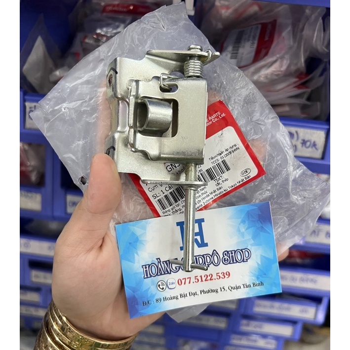 Cụm gài chốt khoá yên xe supper dream chính hãng honda