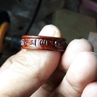 NHẪN GỖ, SỪNG khắc  omani