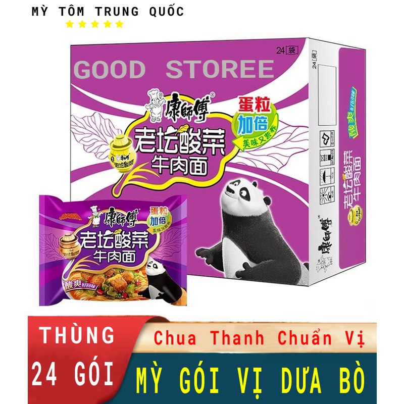 Mì Tôm trung quốc - hiệu Khang Sư Phụ - vị DƯA BÒ, 𝐅𝐫𝐞𝐞 𝐒𝐡𝐢𝐩 , Hàng Chuẩn, Date Mới
