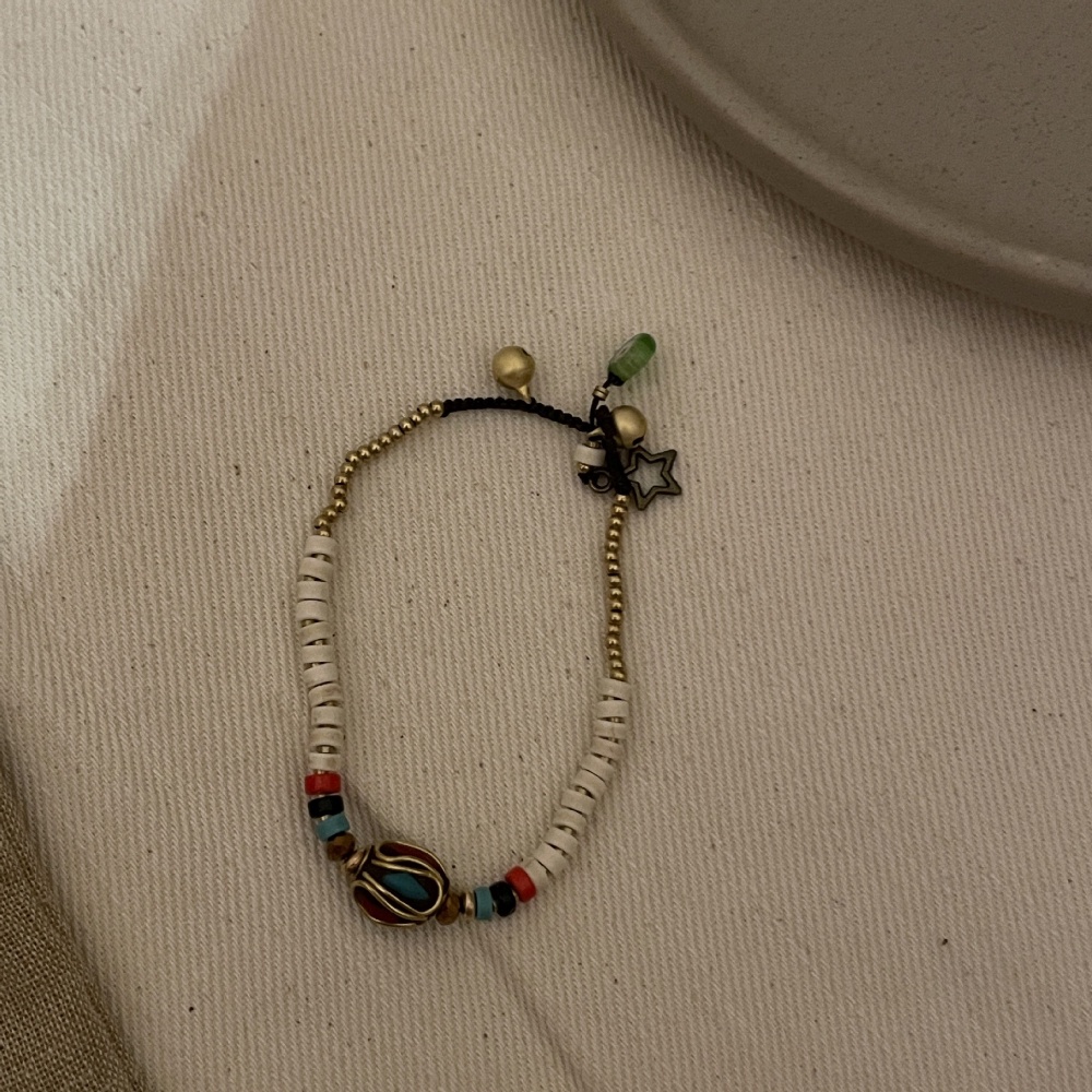 Vòng Tay Chuỗi Hạt Đá Tự Nhiên Phong Cách Retro Trung Hoa Mới