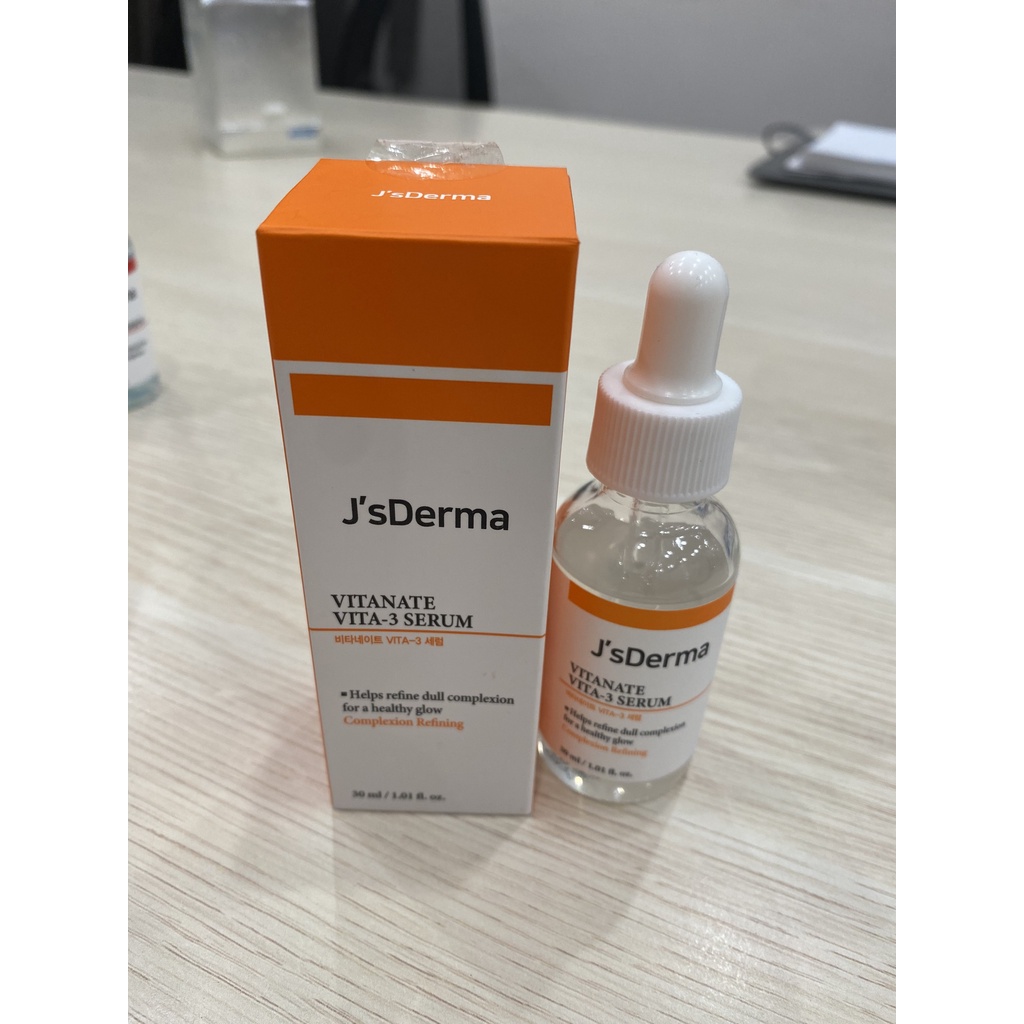 Serum 𝑽𝒊𝒕𝒂𝒏𝒂𝒕𝒆 𝑽𝑰𝑻𝑨-3 𝑺𝒆𝒓𝒖𝒎 J's Derma Hàn Quốc làm trắng và giữ ẩm cho da