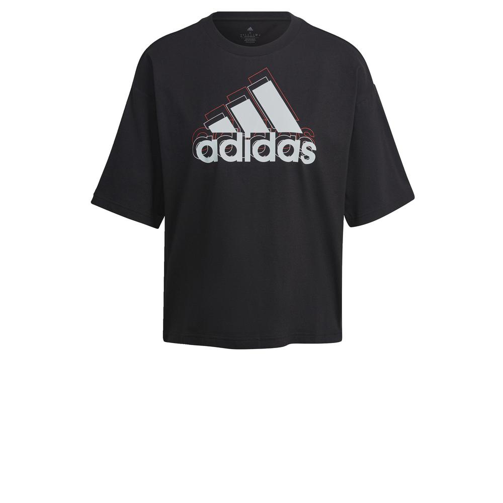 adidas Áo Thun Lửng Loose Fit Logo Nhiều Màu Essentials HL4426