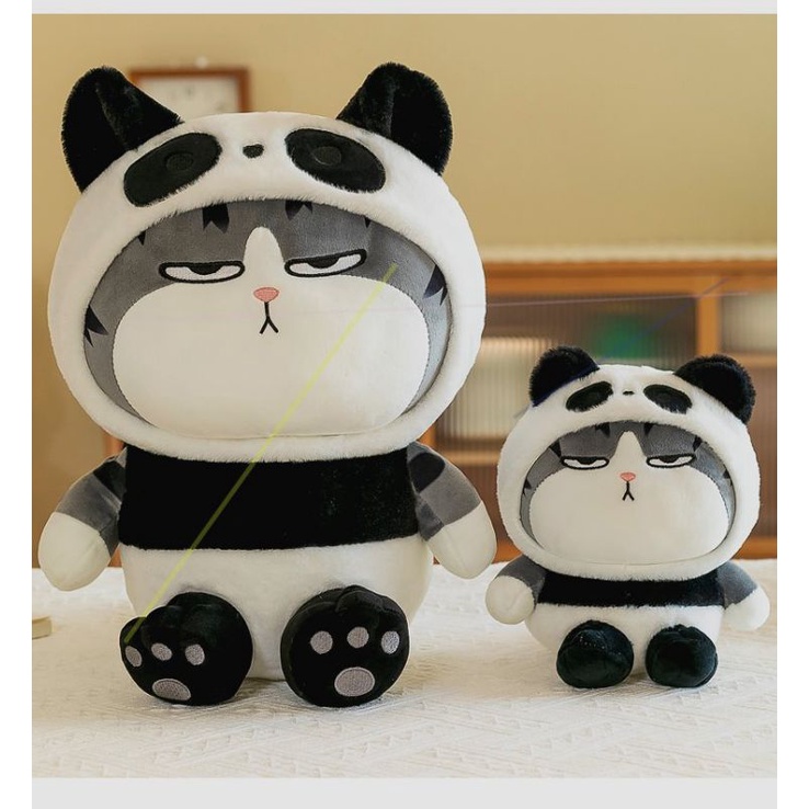 Gấu bông mèo hoàng thượng cosplay ếch, gấu bông mèo ếch, mèo thỏ