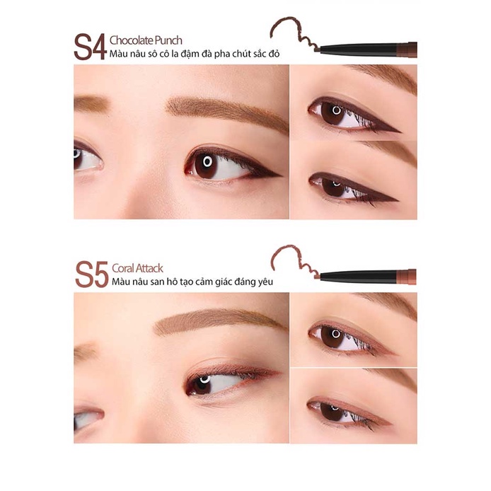 Kẻ Mắt EGLIPS Super Slim Auto Long Eyeliner 0.12g