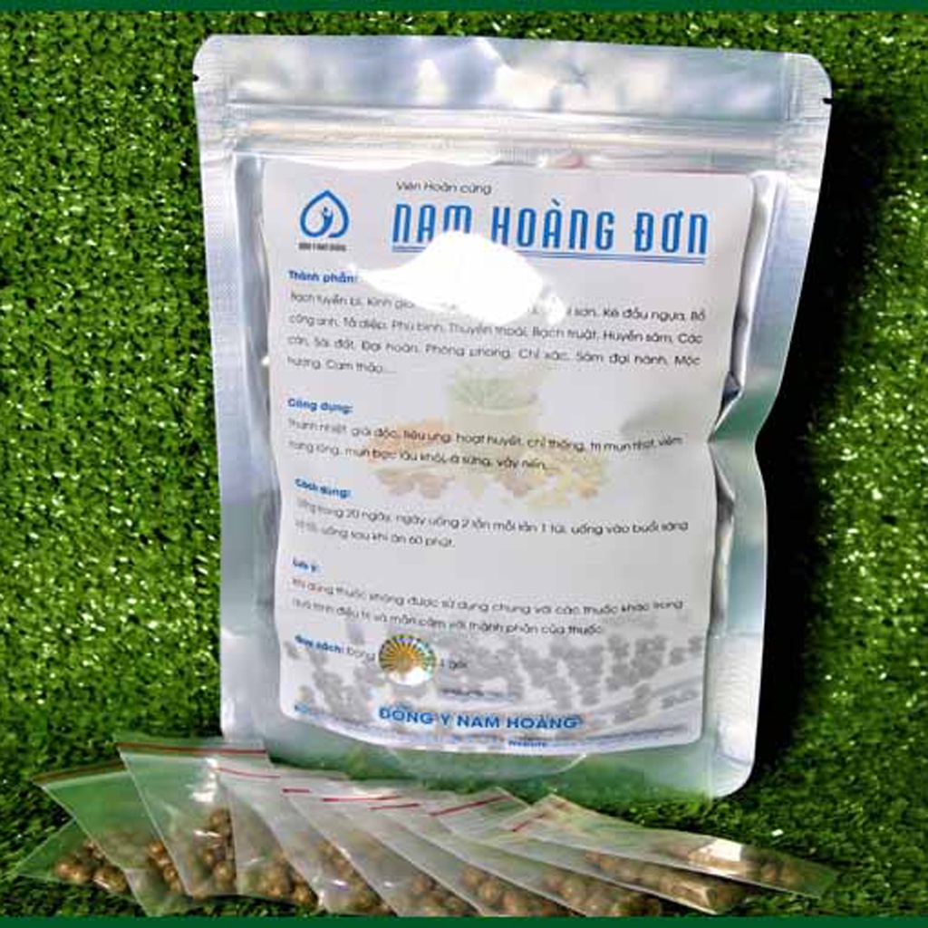 - Dược Phẩm Uống Hỗ Trợ Điều Trị Bệnh Lang Ben, Hắc Lào, Vảy Nến, Mề Đay, Nấm Da - [ Bịch 40 Gói]