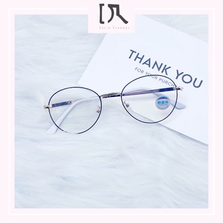Gọng kính cận tròn oval kim loại thời trang doriseyewear