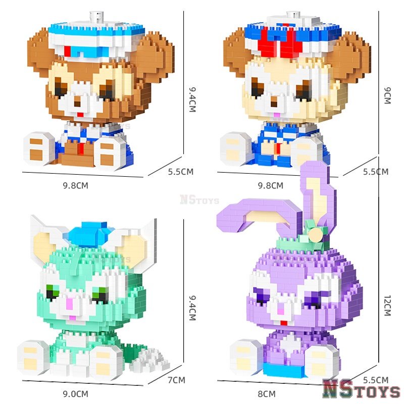 MÔ HÌNH LẮP RÁP HOẠT HÌNH ĐÁNG YÊU CHO BÉ - ĐỒ CHƠI XÉP HÌNH CHO BÉ