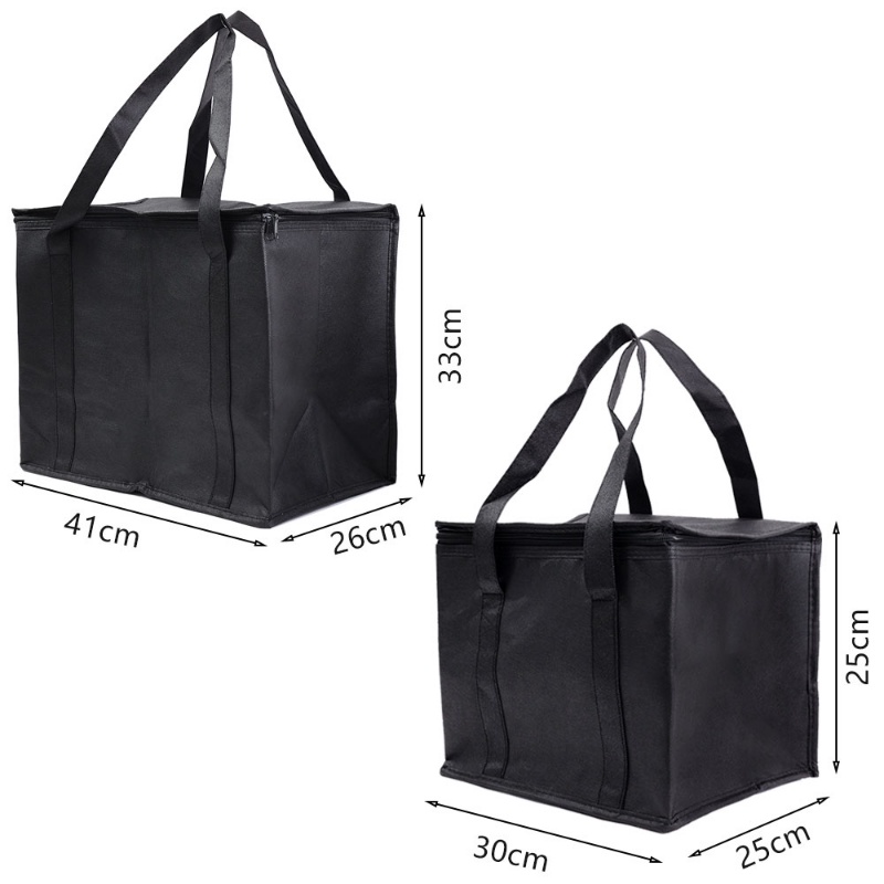 1 Túi Đựng Thức Ăn Cách Nhiệt Bằng Vải Không Dệt Đa Chức Năng