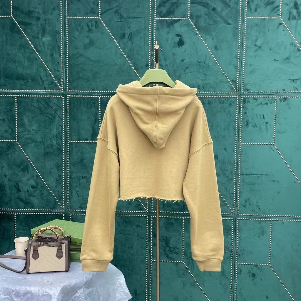Áo Hoodie Cotton Hai Lớp Tay Dài In Chữ Thời Trang Mùa Thu 2022 Dành Cho Nữ