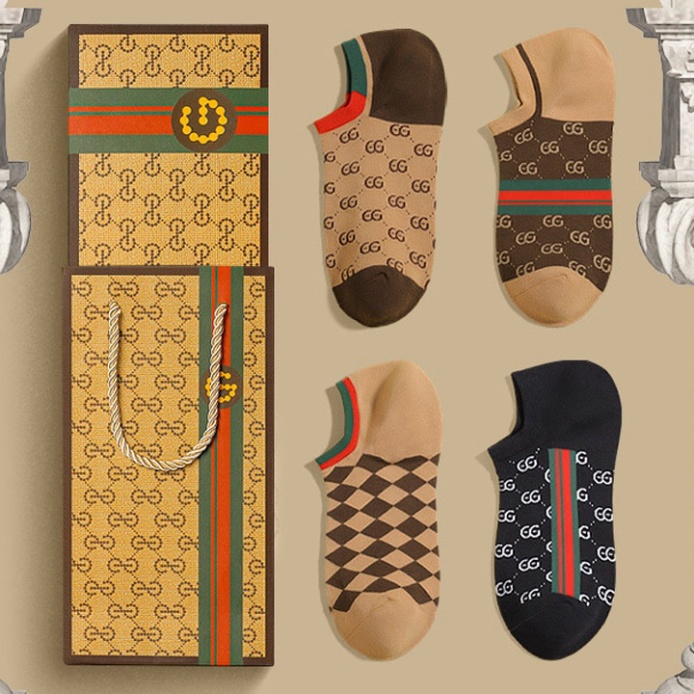 Combo 4 đôi Vớ/Tất Nam có hộp làm quà tặng sang trọng - T0355