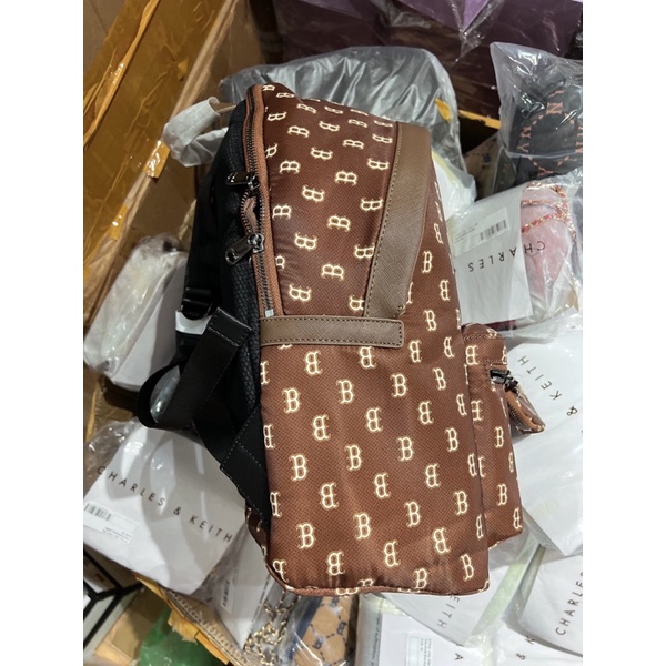 Balo Mlb size lớn màu nâu