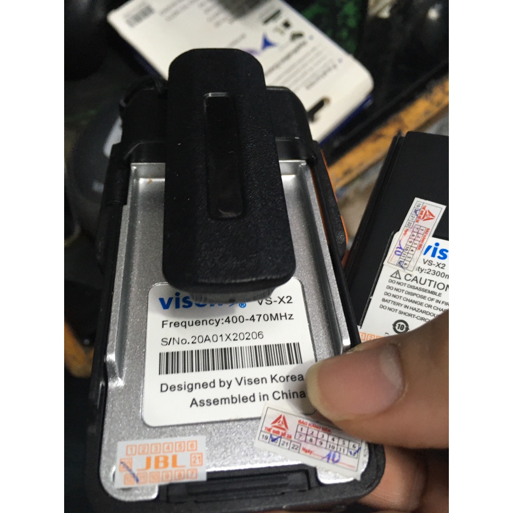 CHÍNH HÃNG QUA SỬ DỤNG BỘ ĐÀM VISEN X2 - BẢO HÀNH 1 THÁNG